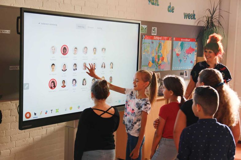 Interaktiv und Touchscreen